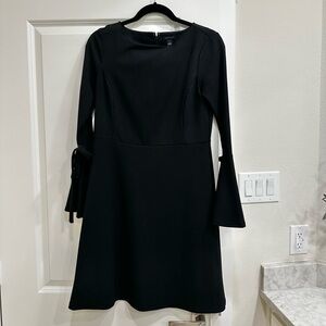 Ann Taylor Black Long Sleeve work Dress